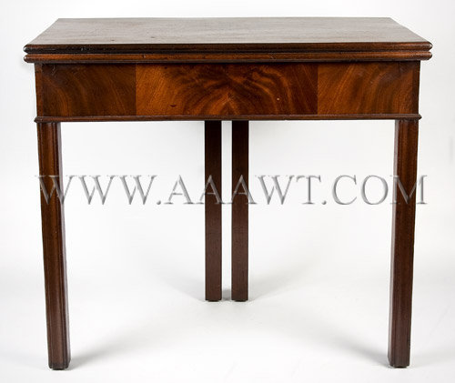 An Outstanding Chippendale Games Table
American or English
Mahogany
Circa 1775, entire view